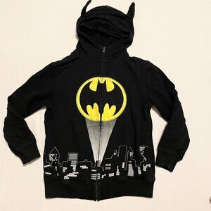Batman DC Comics Zip Up Hoodie with Mask Boys Missing Size Tag